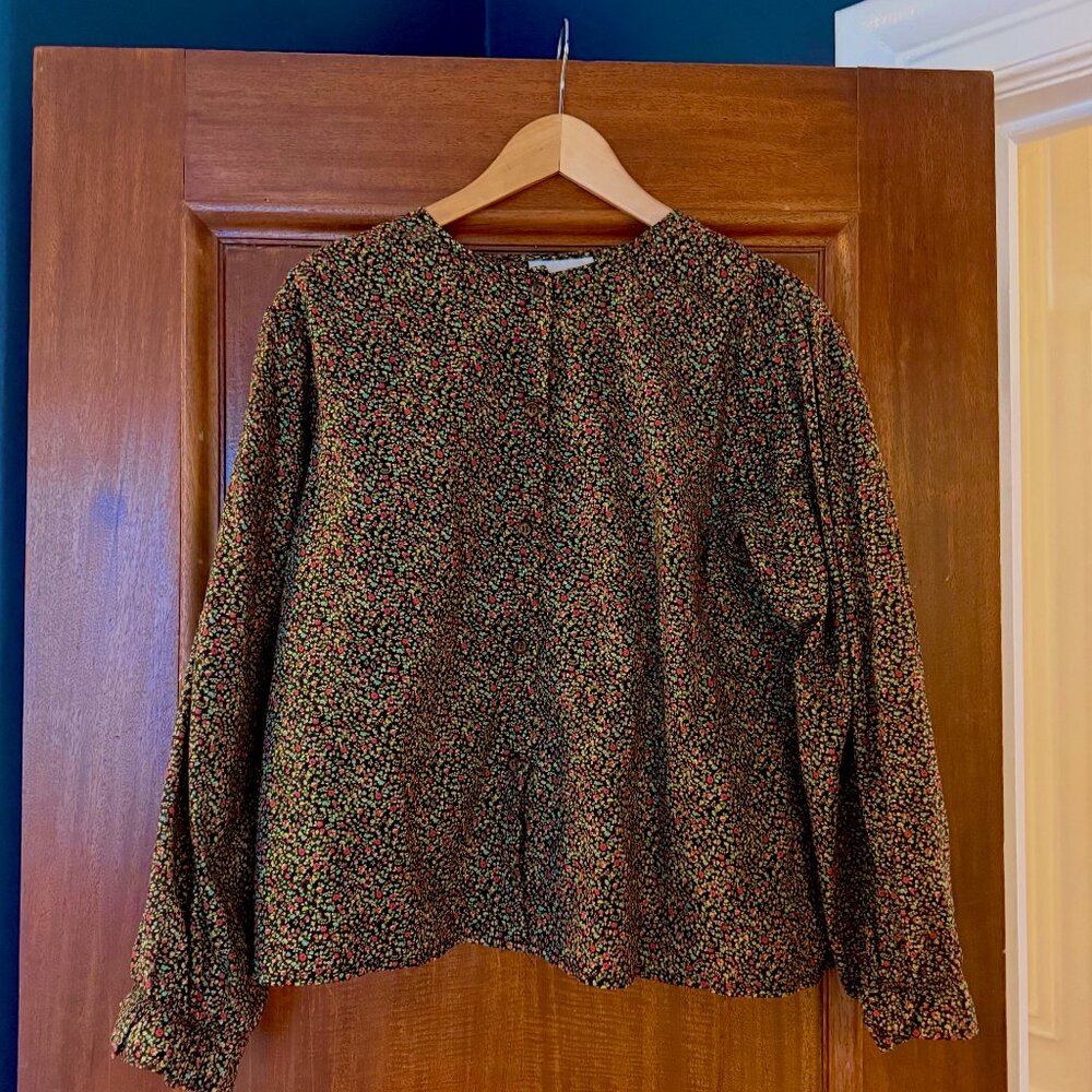 LOUP - Cotton Floral Blouse - medium